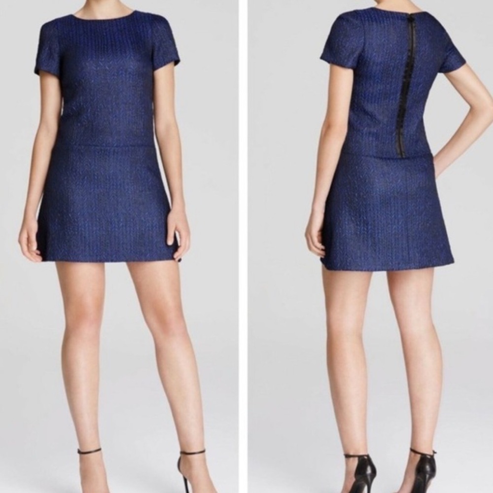 Alice + Olivia Navy Mini Dress